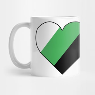 Neutrois Pride Heart Mug